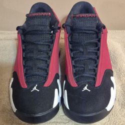 Jordan 14 Retro " Gym Red Toro" - Mn(Sz 8)