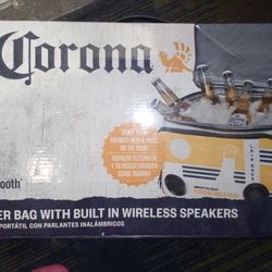 Corona Cooler Built In Wireless Bluetooth Speaker