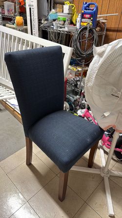 Free blue dining chair