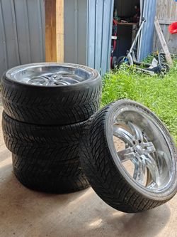 24-inch Starr chrome wheel Rims