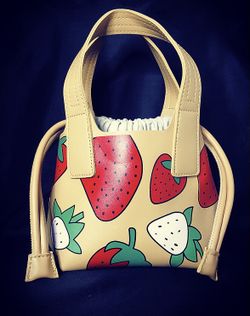 Mini Handbag Women’s Hand Carry Fashion Vegetable Basket Female Bag