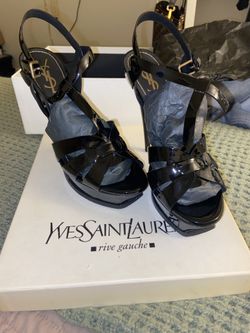 Saint Laurent YSL Tribute 105 Sandal Size 39