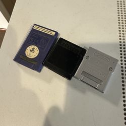 GameCube Memory Cards 3 Pack