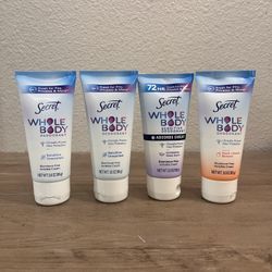 Secret Whole Body Invisible Cream Deodorant $3