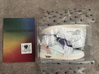 OFF WHITE Jordan 1 Alaska sz 10.5