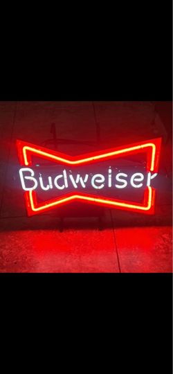 Budweiser vintage neon signs