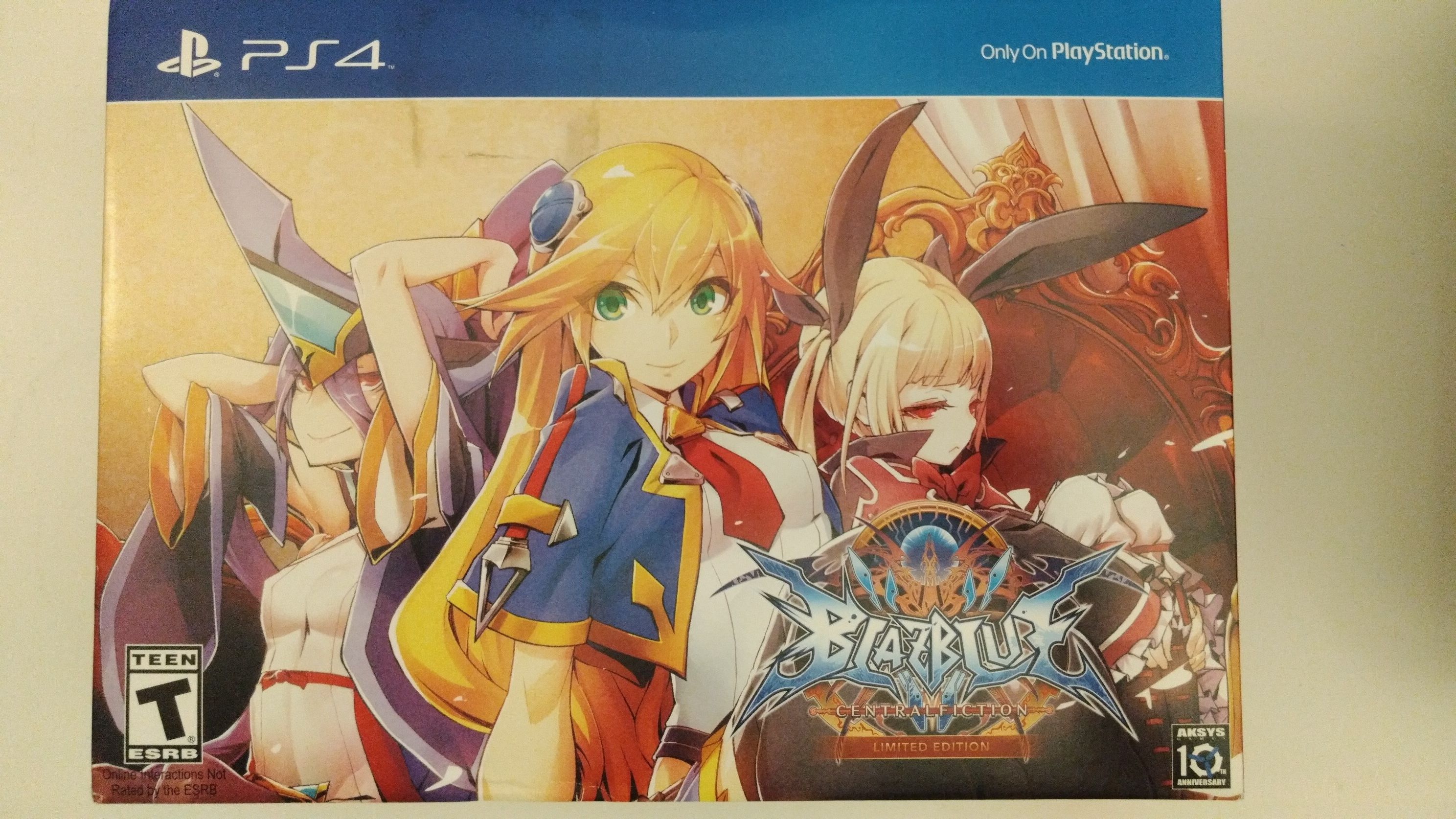 Blazblue PS4 Central Fiction Limited Edition