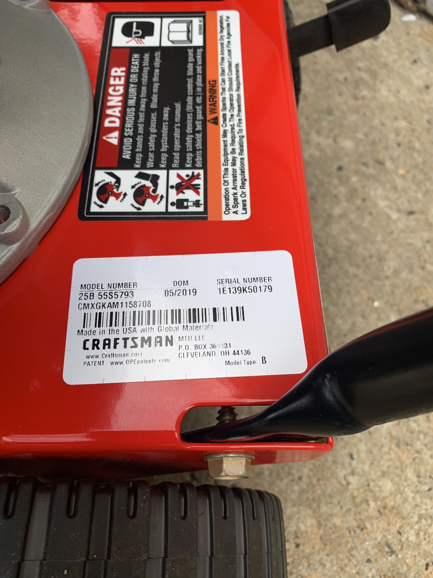 New CRAFTSMAN 140cc 4 Cycle Lawn Edger Item 1158708 Model