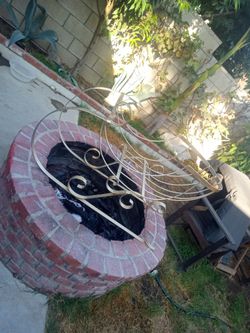 Wrought IRON Christmas Sleigh. Decor