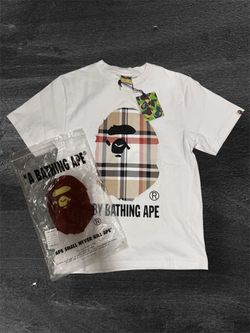 A Bathing Ape BAPE Plaid Ape Head