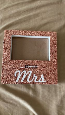 Bride photo frame