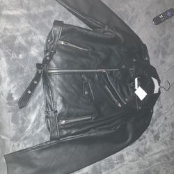 Faux Leather “Love Tree” House Of Gentry Jacket