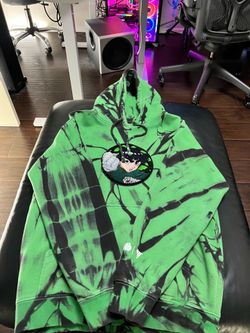 *Hypland Anime Tie die hoodie* rock lee
