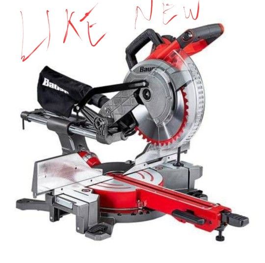 BAUER 10 in. Dual-Bevel Sliding Compound Miter Saw - $175 (I-295 & Atlantic)