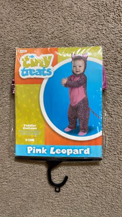 Pink Leopard Baby Costume 3-12M
