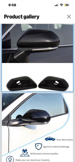 Mirror Cover Overlay Fit for Toyota 2018-2025 Camry 2019-2022 Avalon
