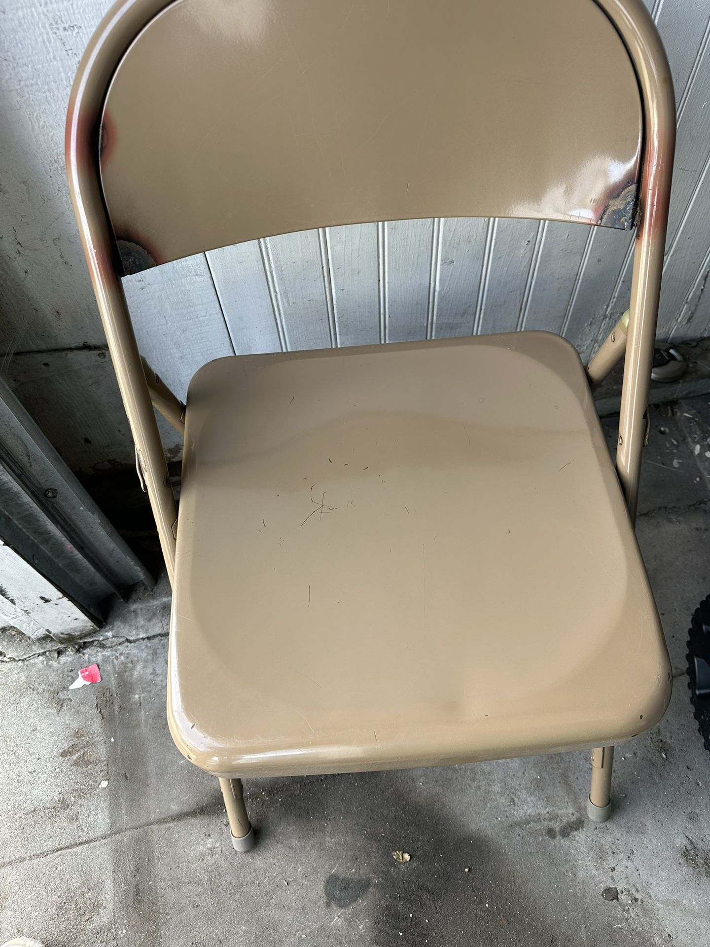 5$ Chairs Metal Folding . 15 Available 