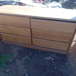 Solid Oak Dresser