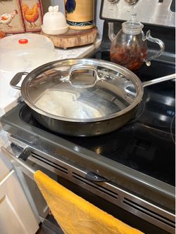All clad pot with lid