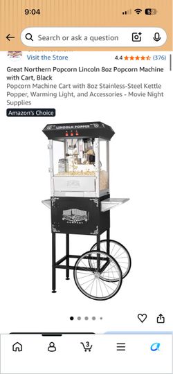 Popcorn machine