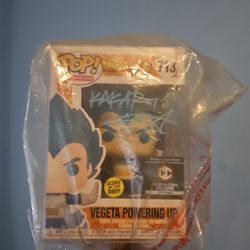 Pop ANIMATION dragonball #713 Vegeta signed