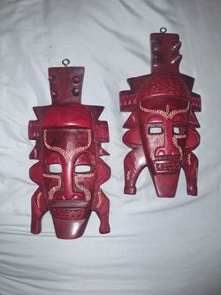Hand Carved African Masks - KENYA