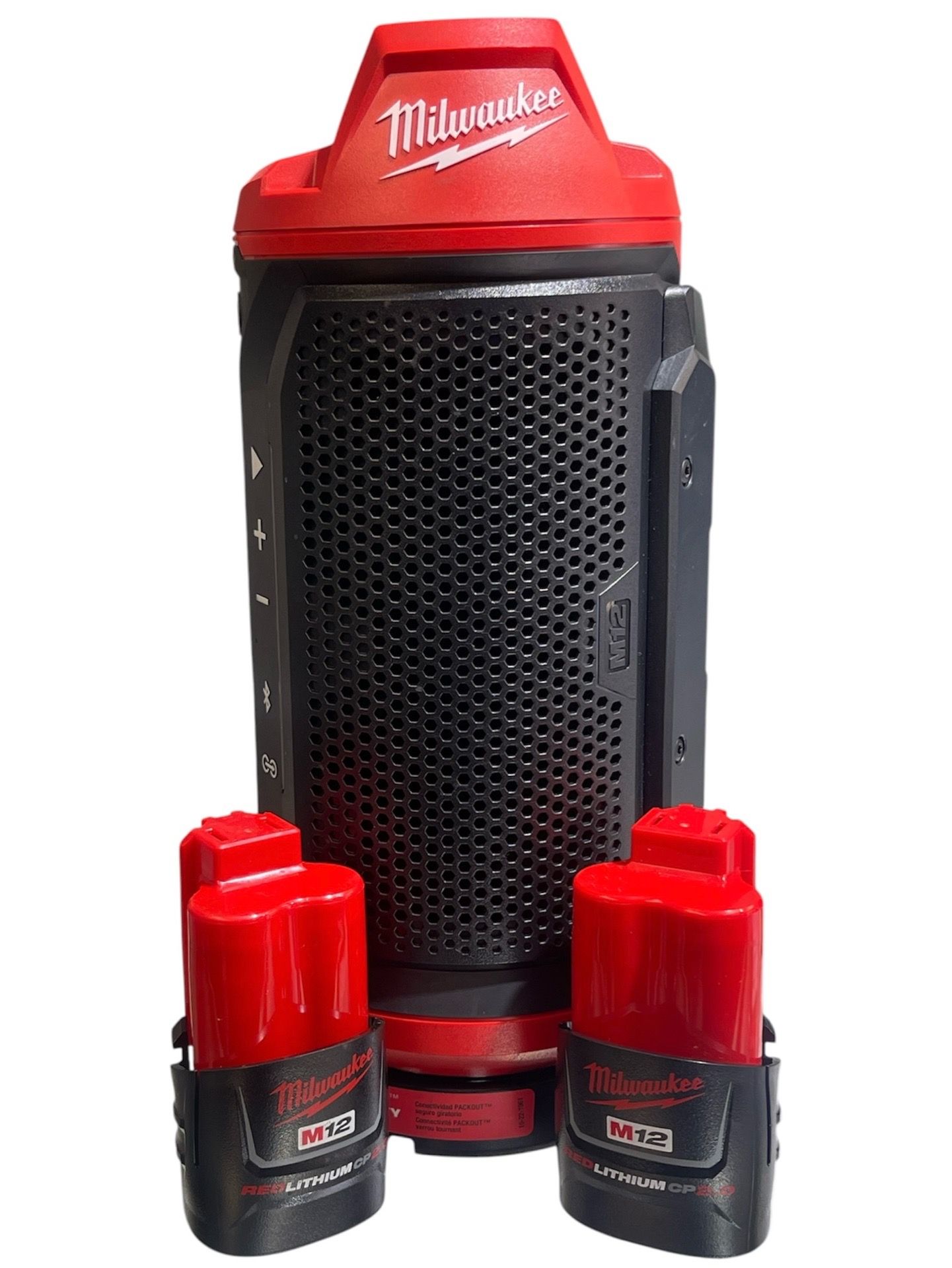 Milwaukee Bluetooth Jobsite Speaker with Batteries