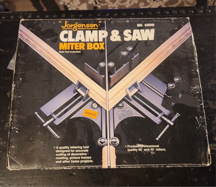Jorgenson Clamp And Saw Miter Box (Saw Doesn't Come With Clamp)