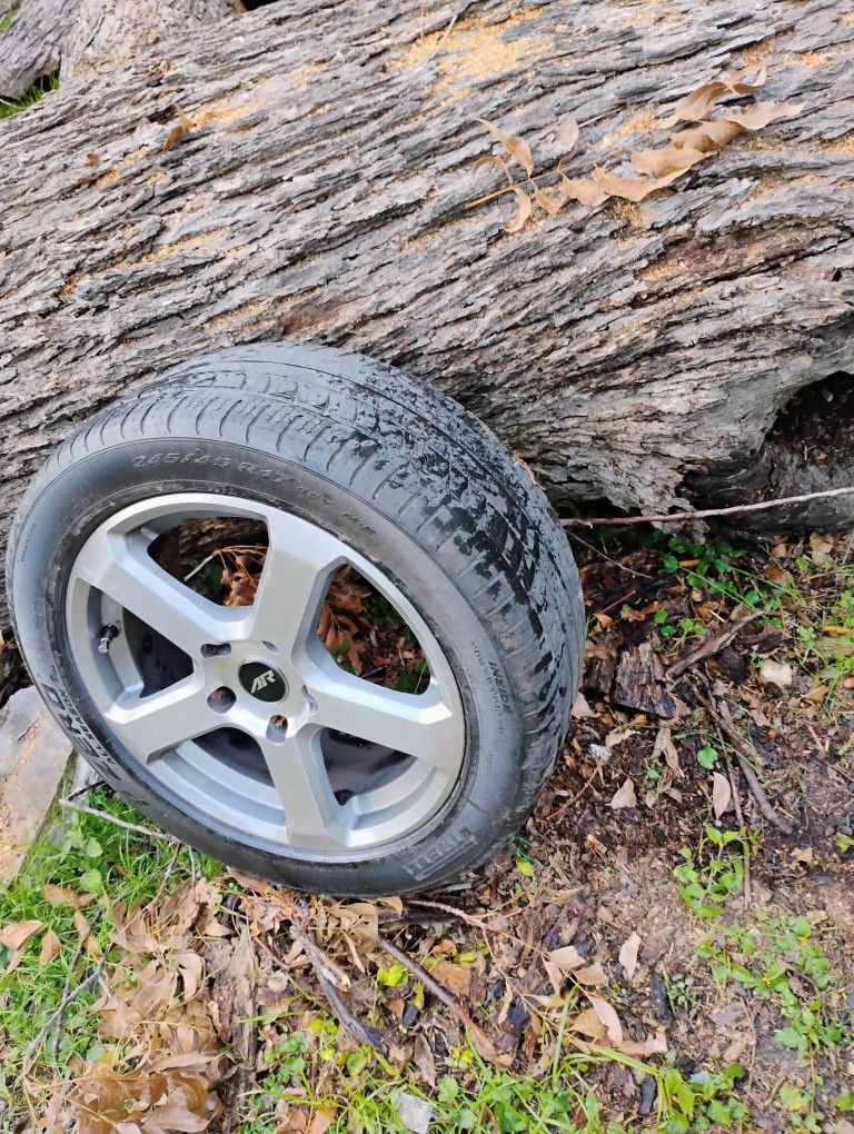 Rims And Tires 17" Price Negotiable 175