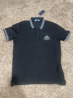 Black Prada Polo 2XL runs small