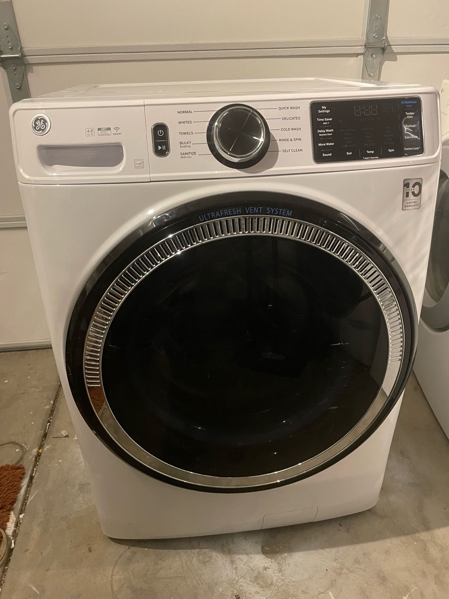 GE UltraFresh 4.8-Cu. Ft. Smart Front-Load Washer – Free Delivery and warranty available