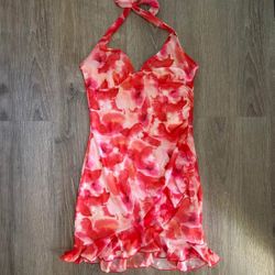 Floral Halter Dress
