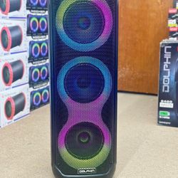 Rechargeable Karaoke Speaker w/ 3x8” Woofers