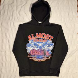 Almost Someday Horizon Hoodie Black Sz M