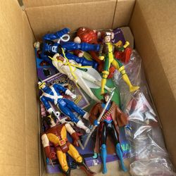 The X-men Comic Book Hero’s … Set Of 7 Action Figures 