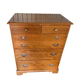 Ethan Allen Heirloom Solid Maple Dresser 41”H x 32”W x 18”D