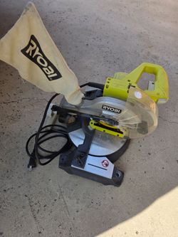 Ryobi Corded Miter Saw with Dust Bag