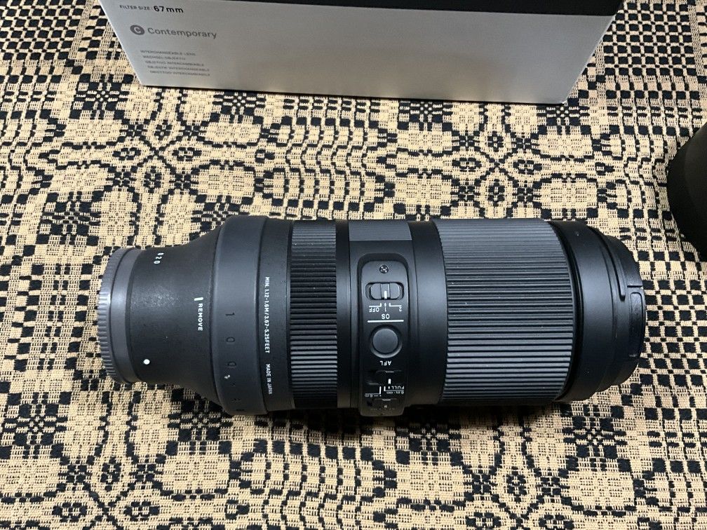 Sigma 100-400 Dg Dn Lens E Monut