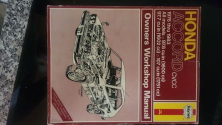 Honda workshop manual