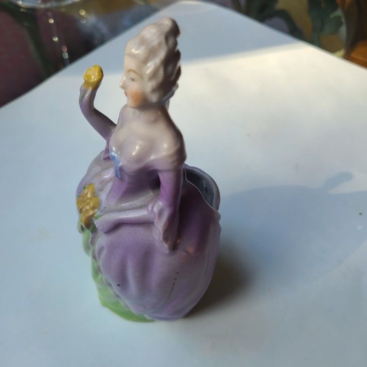 Lady Vase Figurine Statue Victorian Grannycore