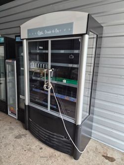 Commercial Grab N' Go Display Cooler Refrigerator Merchandiser WORKS