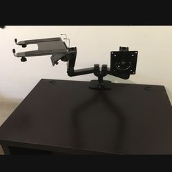 Adjustable Monitor Desk Mounts. Single Mount, Dual Mounts And Wall Mounts