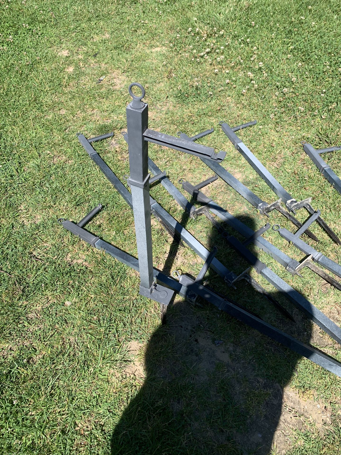 Outdoor Yard Decor 12 Hooks Stake In Ground