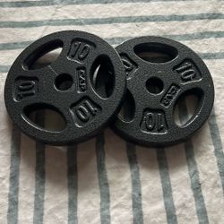 2x 10lb Weights