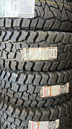LT 285/75r16 Baja Boss A/T Set of 4 new tires includes installation and balance