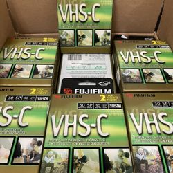Fujifilm Camcorder Video Tapes VHS-C TC-30 (133 pcs) HGX Gold Premium High Grade 3 Pack- New. $200 Firm On Price