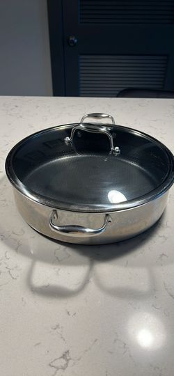 7 Qt Hybrid Hexclad Sauté Pan W/ Lid