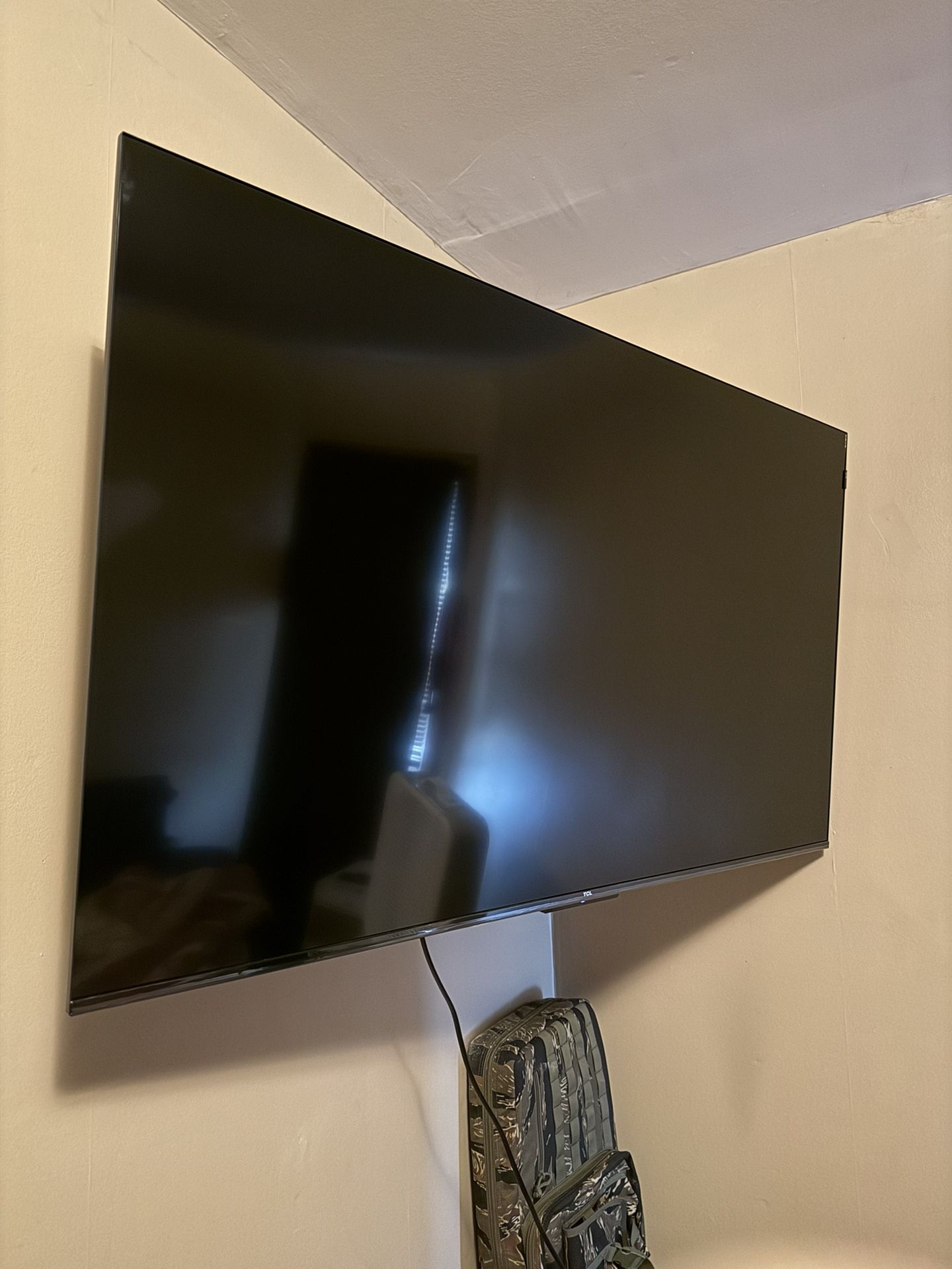 NEW 55” TLC QLED 4K GOOGLE SMART TV W/ REMOTE