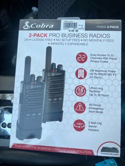 Brand new Cobra Business Radios