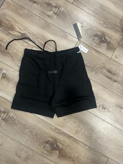 Fear of God Essentials Black Sweat Shorts
